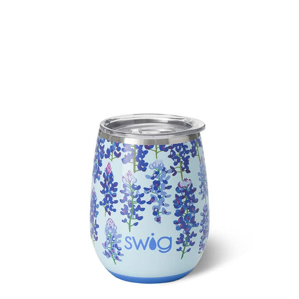 Bluebonnet Stemless Wine Cup (14oz) Swig Swig Life