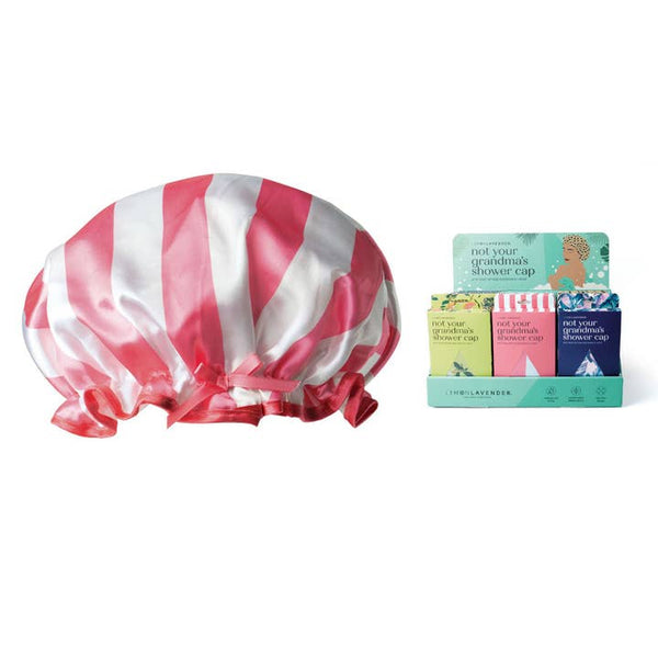 Lemon Lavender Not Your Grandma's Shower Cap DM Merchandising
