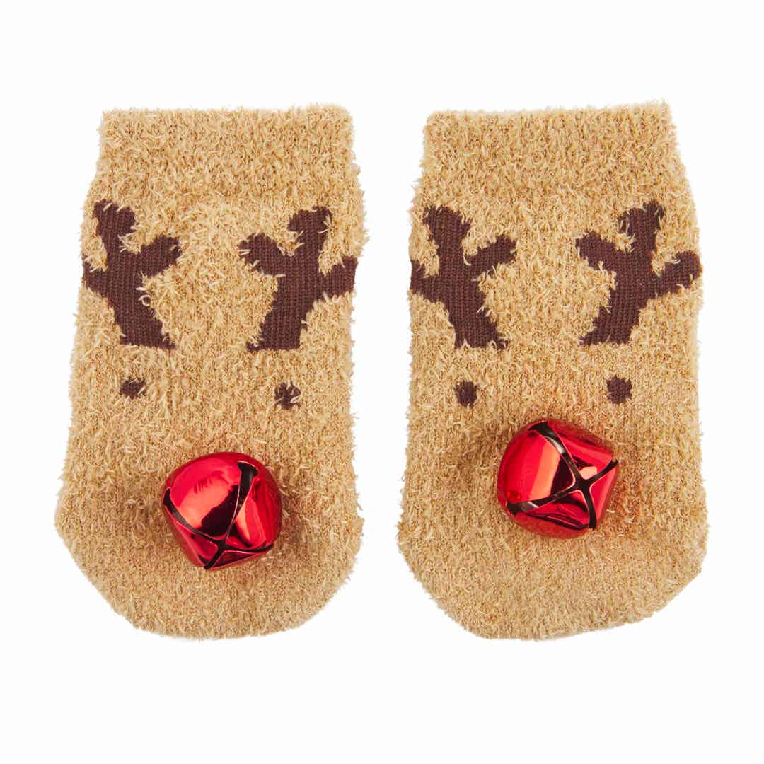 Mudpie Christmas Jingle Bell Socks Mudpie