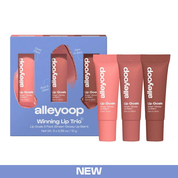 Winning Lip Balm/Gloss Trio Gift Set Alleyoop Makeup