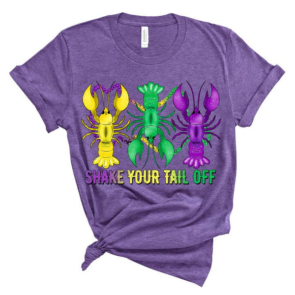 Mardi Gras Shake Your Tail Off Hot Mess Apparel