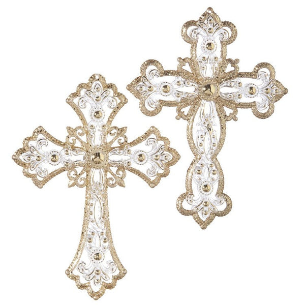 Jeweled Cross Ornament Raz Imports