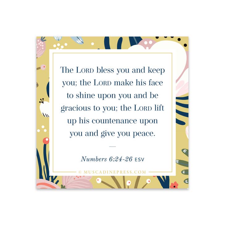 Scripture Static Cling - Help from the Lord Muscadine Press