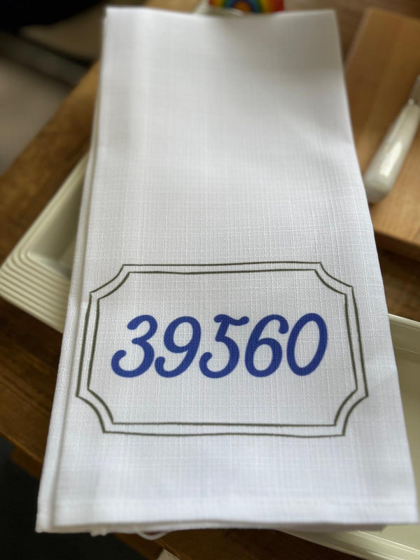 Little Birdie French Stripe Tea Towel - 39560 Little Birdie