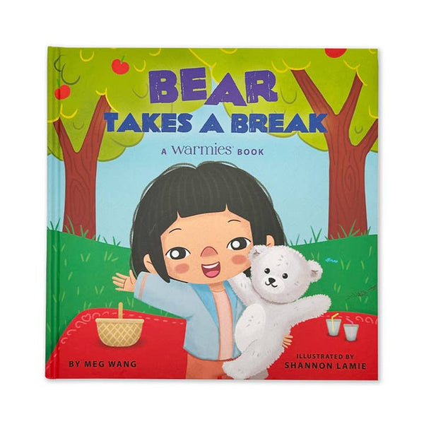 Bear Takes a Break Book Warmies