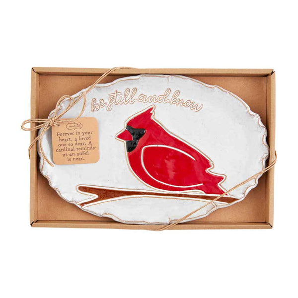 Mudpie Cardinal Sentiment Plate Mudpie