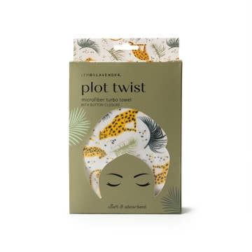 Lemon Lavender Plot Twist Turbo Towel Assortment DM Merchandising