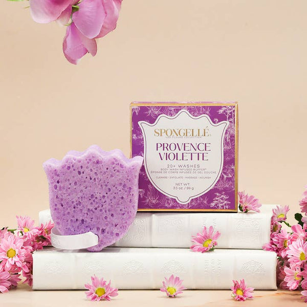 Spongelle Provence Violette Les Fleurs Body Buffer Spongelle