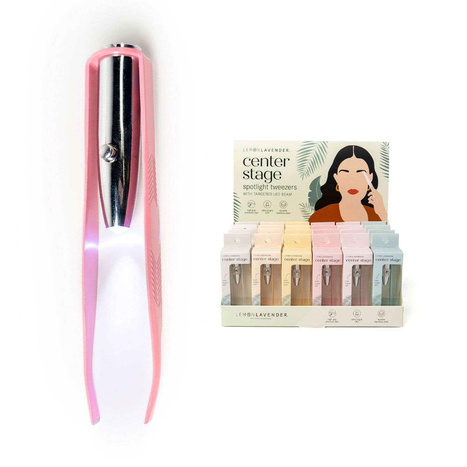 Lemon Lavender Light Up Tweezer DM Merchandising
