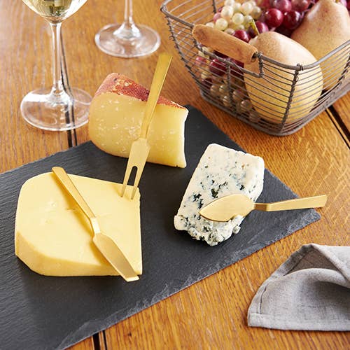 Twine Gold Cheese Knife Set Twine