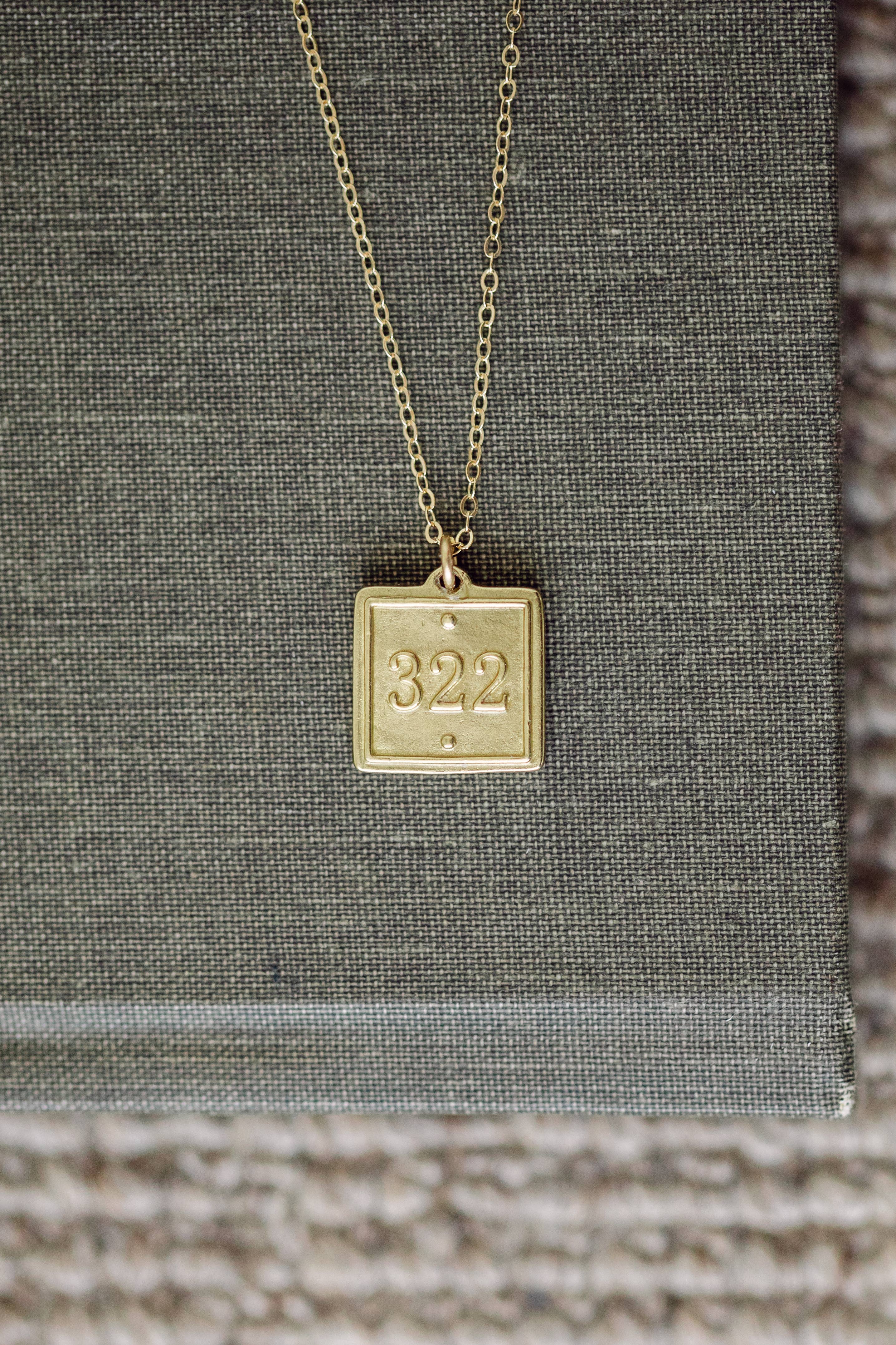 Necklace (Petite Pendant) - Lamentations 3:22 Madison Sterling