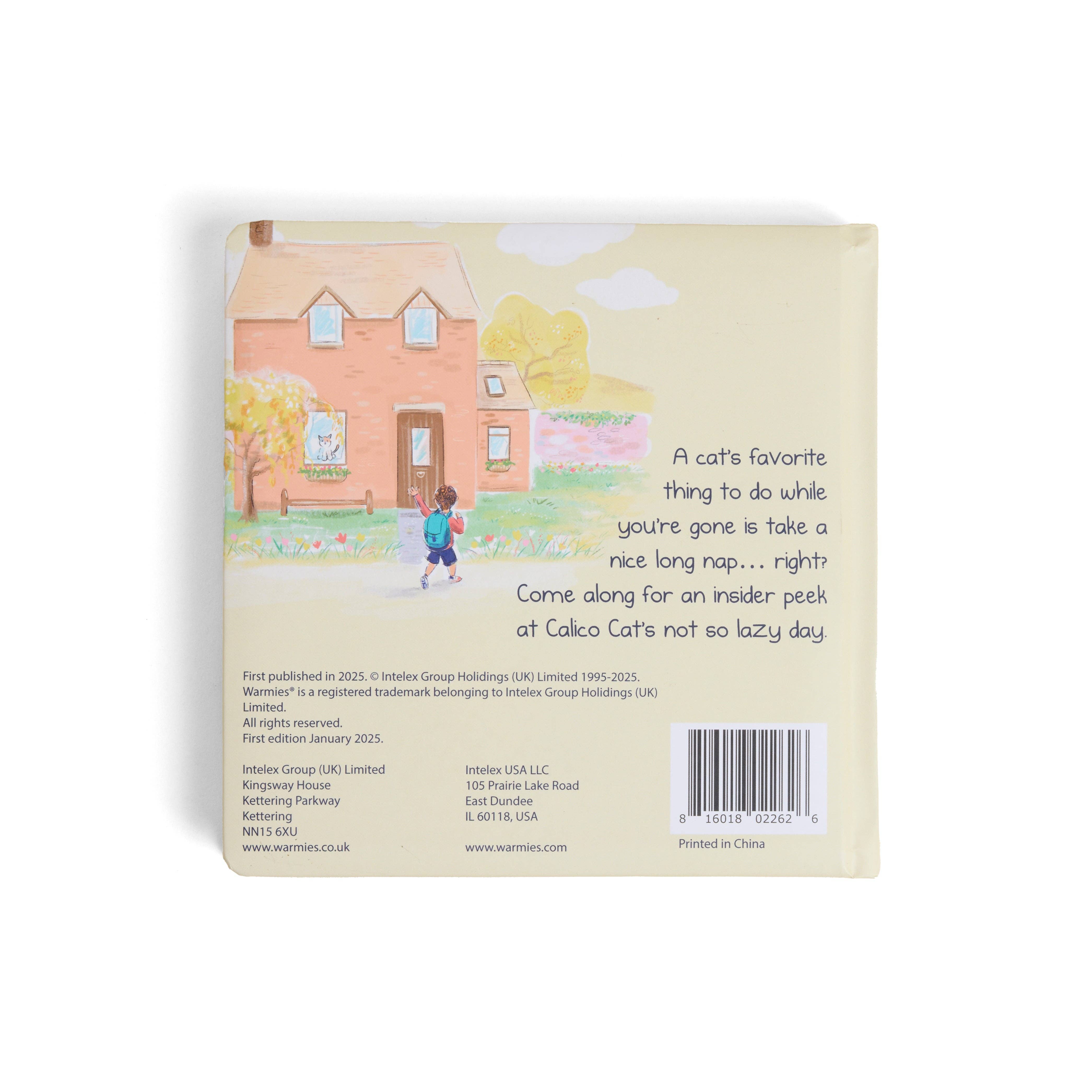 Calico Cat Board Book Warmies