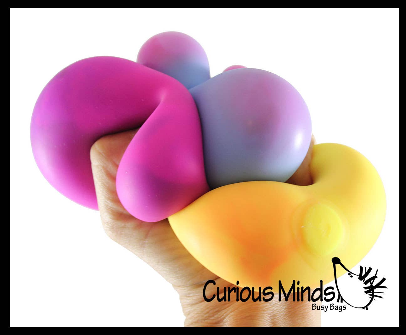 1Color Change Nee Doh Soft Fluff- Filled Squeeze Stress Ball Curious Minds Toys