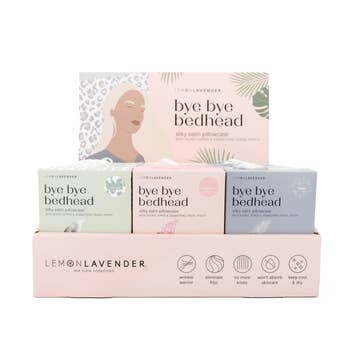 Lemon Lavender Printed Silky Satin Pillowcase Assortment DM Merchandising