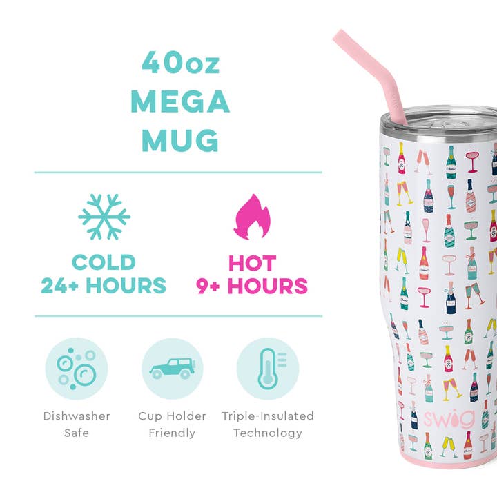 Pop Fizz Mega Mug (40oz) Swig Swig Life