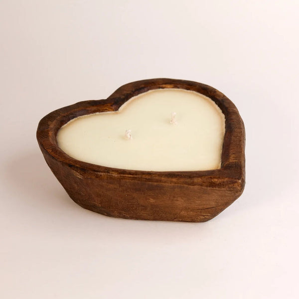 Heart Shape Dough Bowl Candle Magnolia Soap & Bath Co