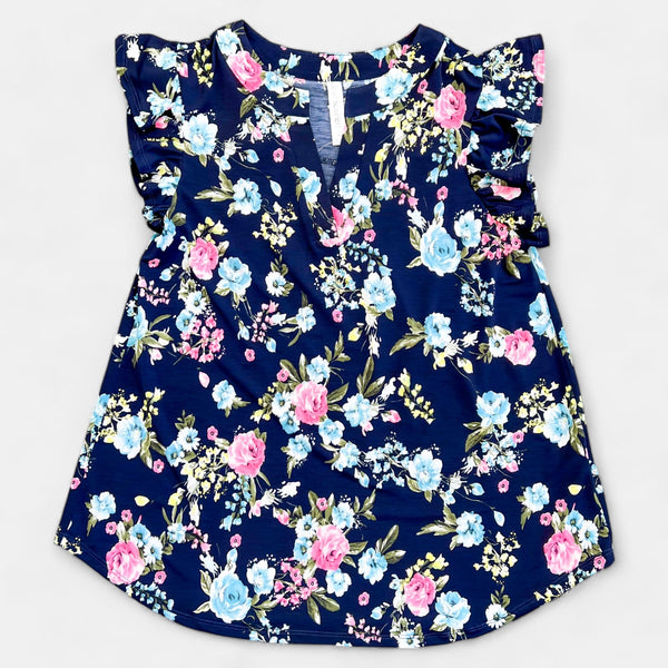 Navy Top dear scarlett