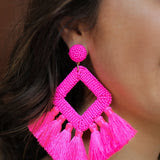 Ellie Fringe Drop Earrings Jess Lea