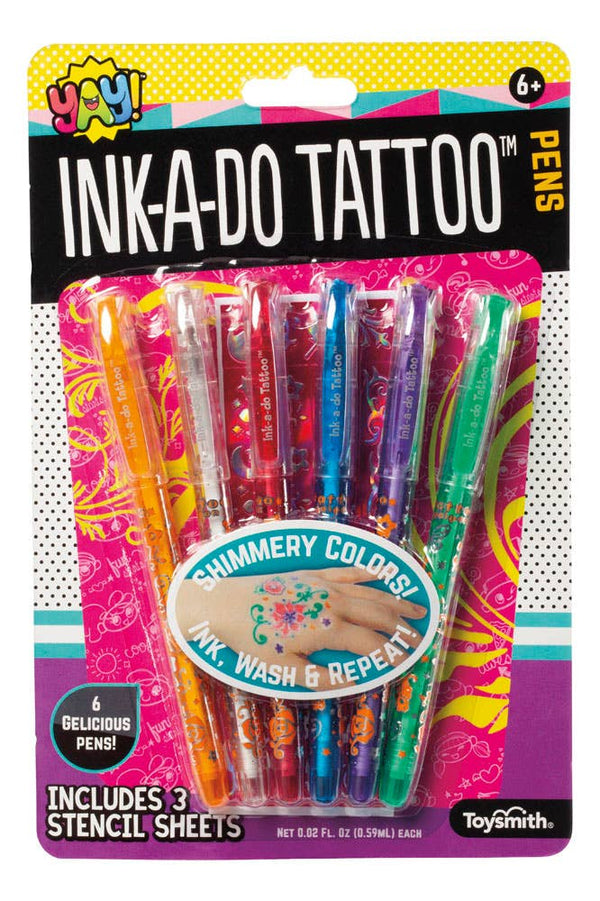 Yay! Ink-A-Do Tattoo Pens Toysmith