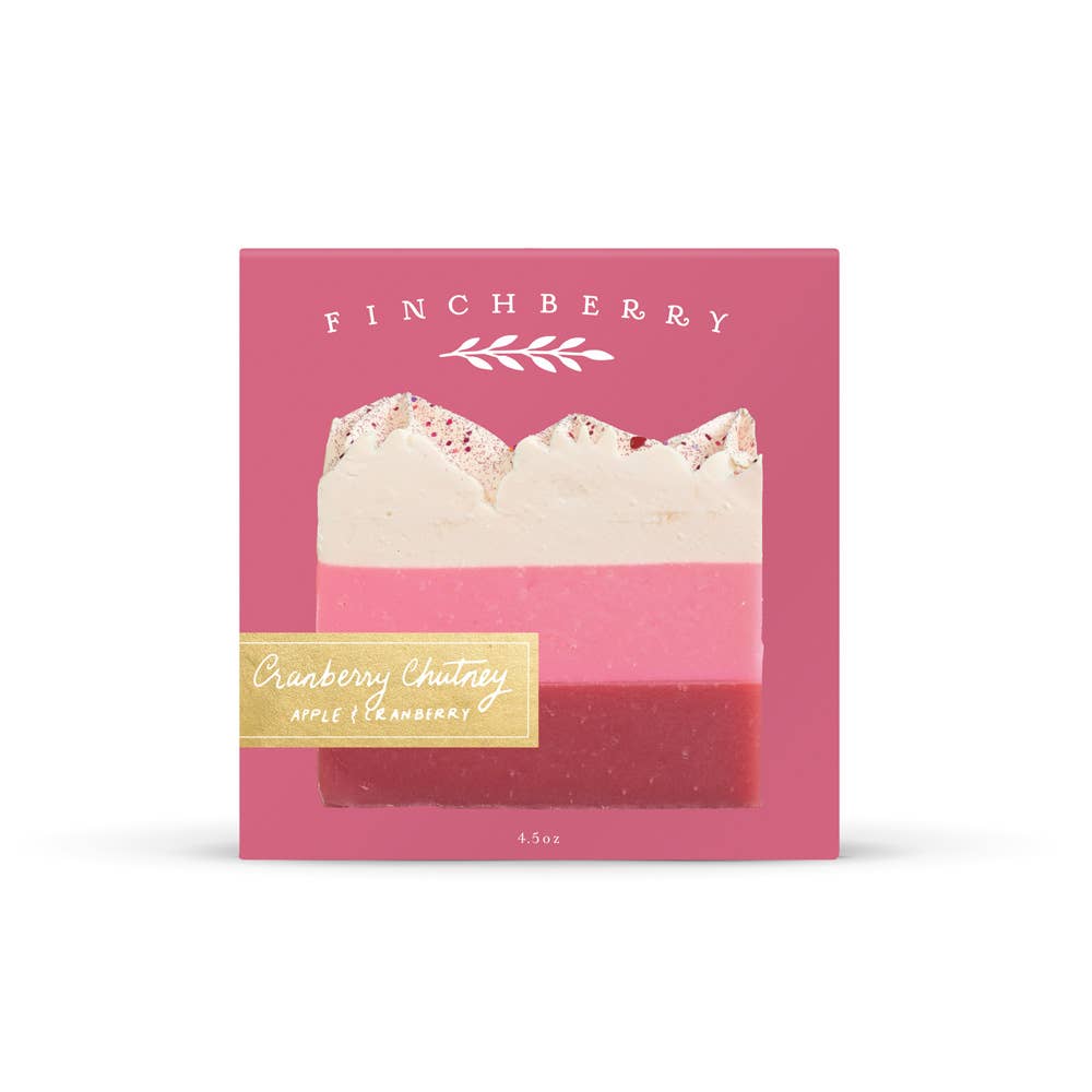 Cranberry Chutney Soap (Boxed) - Holiday - Stocking Stuffer FinchBerry