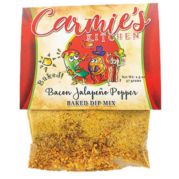 Carmies Baked Bacon Jalapeno Popper Dip Mix Carmies Kitchen