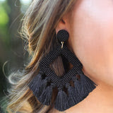 Ellie Fringe Drop Earrings Jess Lea