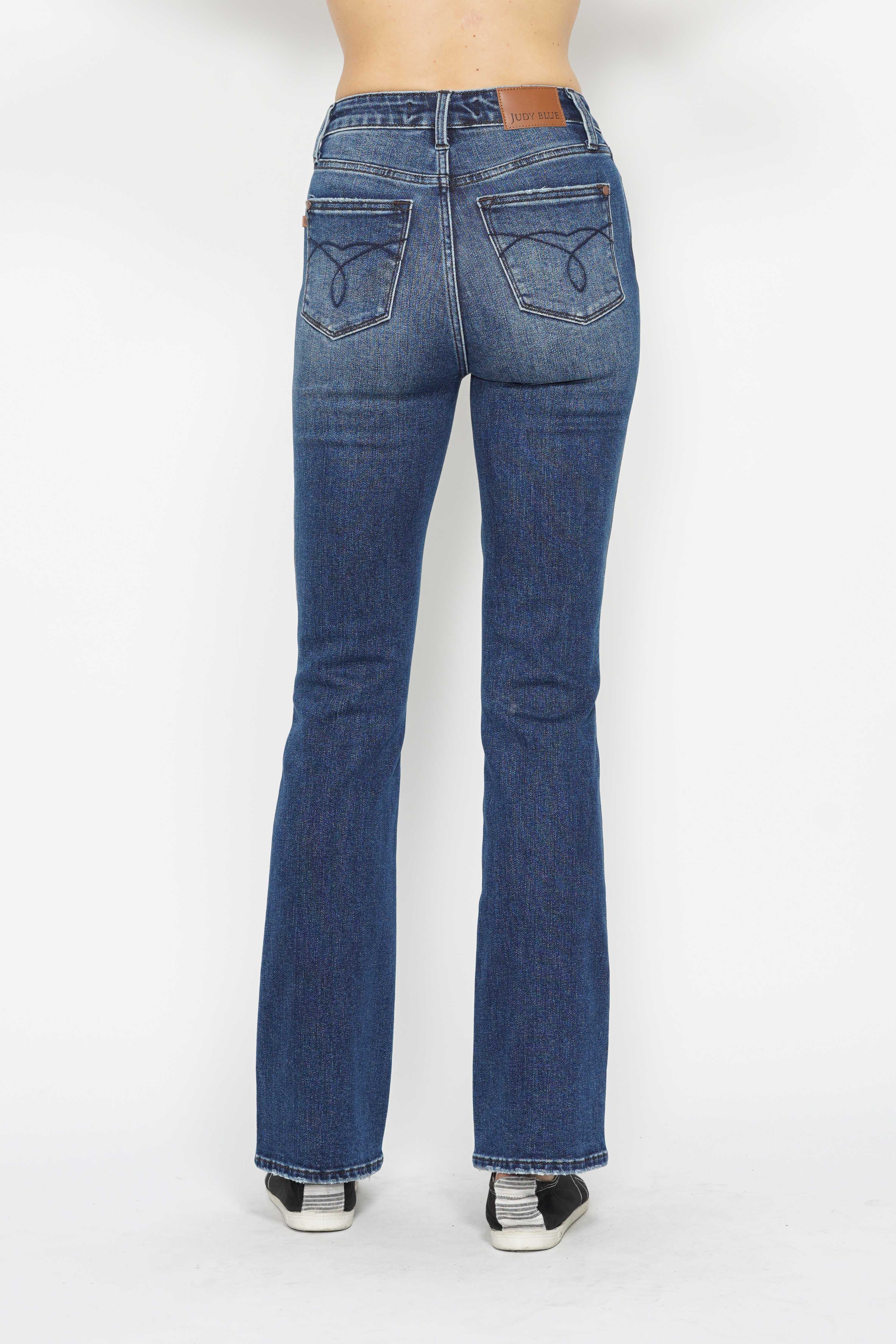 Judy Blue HW Tummy Control Embroidered Bootcut Judy Blue