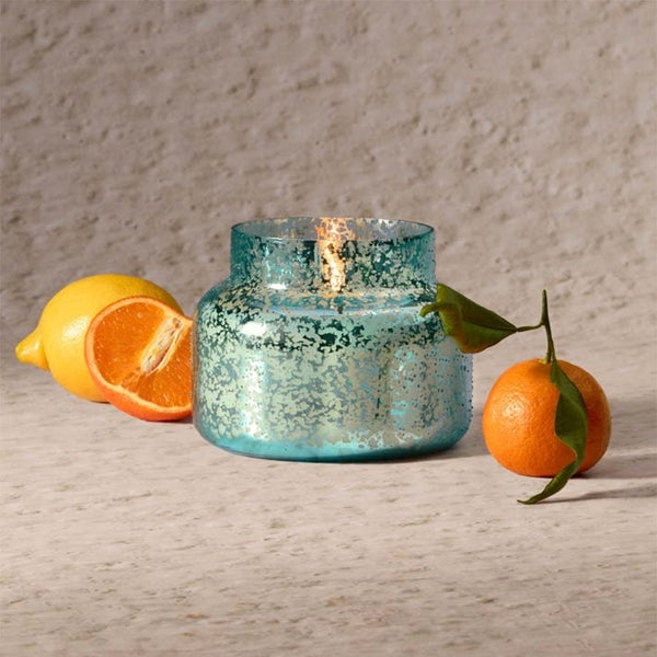 Capri Blue Volcano Signature Jar 19 oz - Aqua Opaline Capri Blue