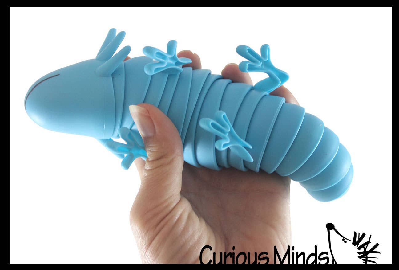 1 Axolotl Fidget - Large Wiggle Articulated Jointed Moving Curious Minds Toys