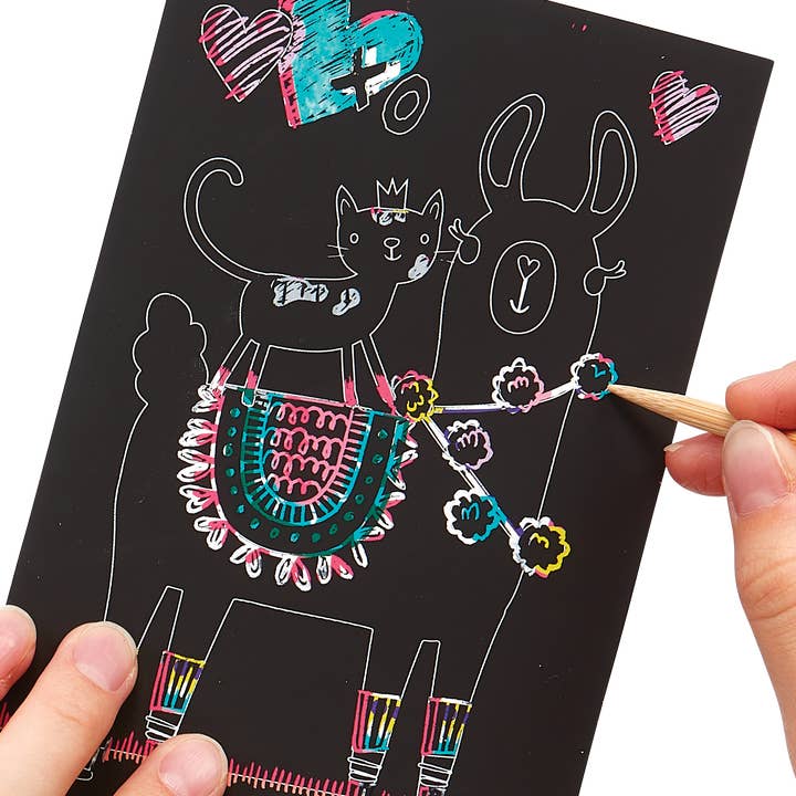 Mini Scratch & Scribble Art Kit: Funtastic Friends OOLY