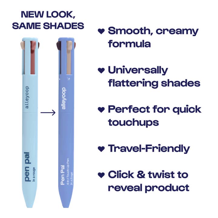 Pen Pal 4-in-1 Makeup Touch Up Pen - Make A Mauve Alleyoop Makeup