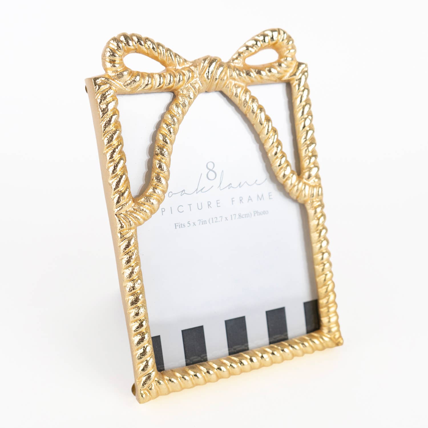 Gold Bow 5x7 Picture Frame 8 Oak Lane