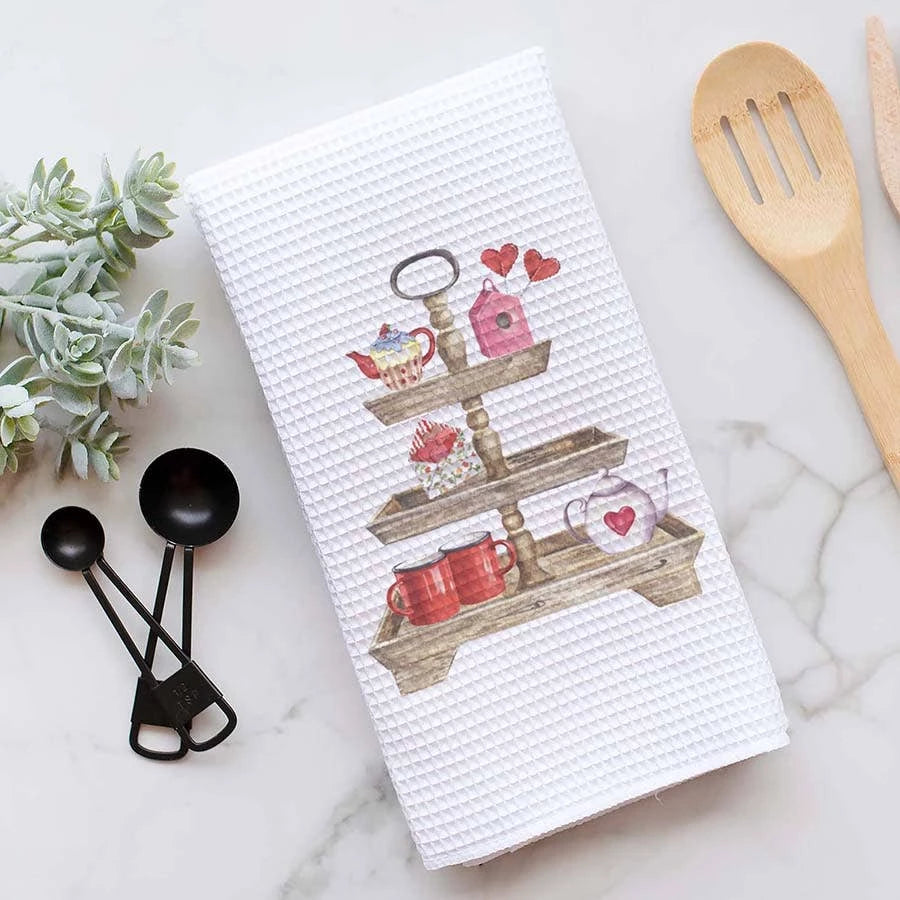 Assorted Valentine Tea Towels Tallies Gifts & More