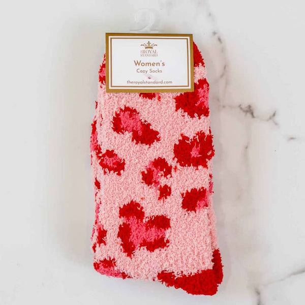 Royal Standard Leopard Valentine Cozy Socks The Royal Standard