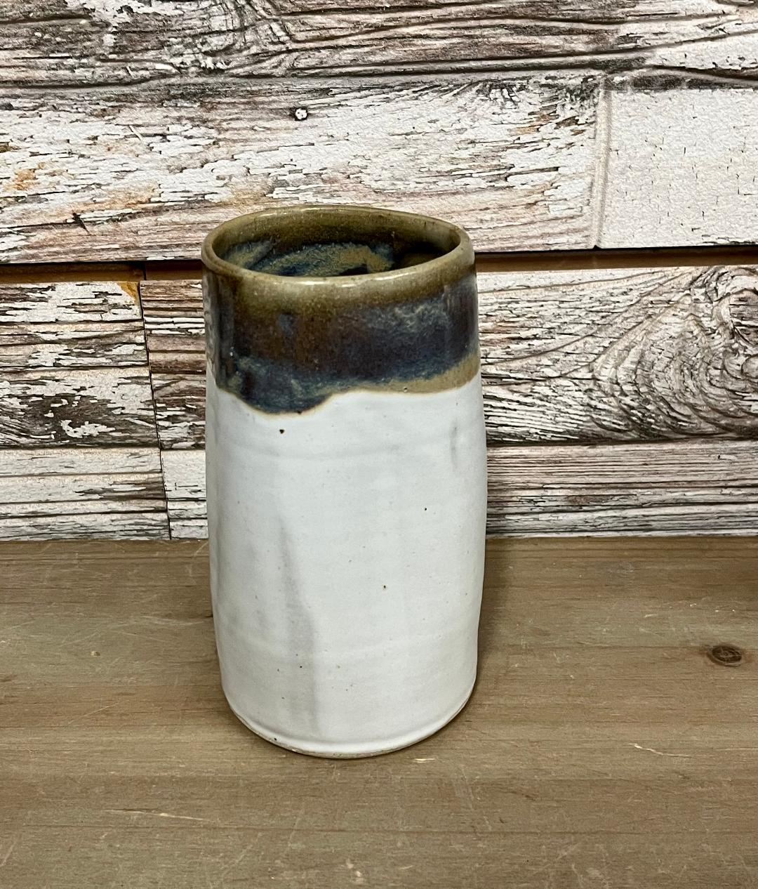 Fingerprint Round Vase - Medium Fingerprint Pottery