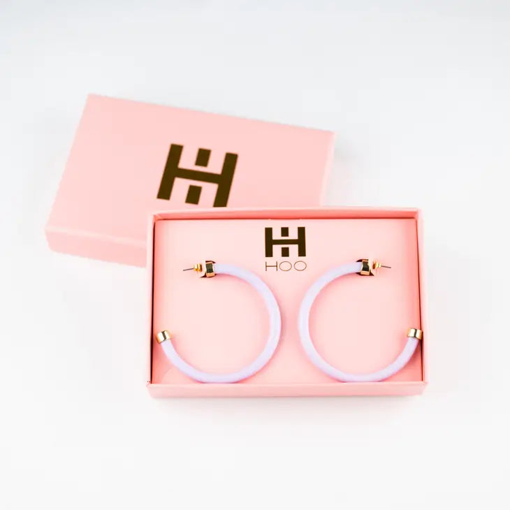 Large Hoop Earrings in Various Color Hoo Hoops