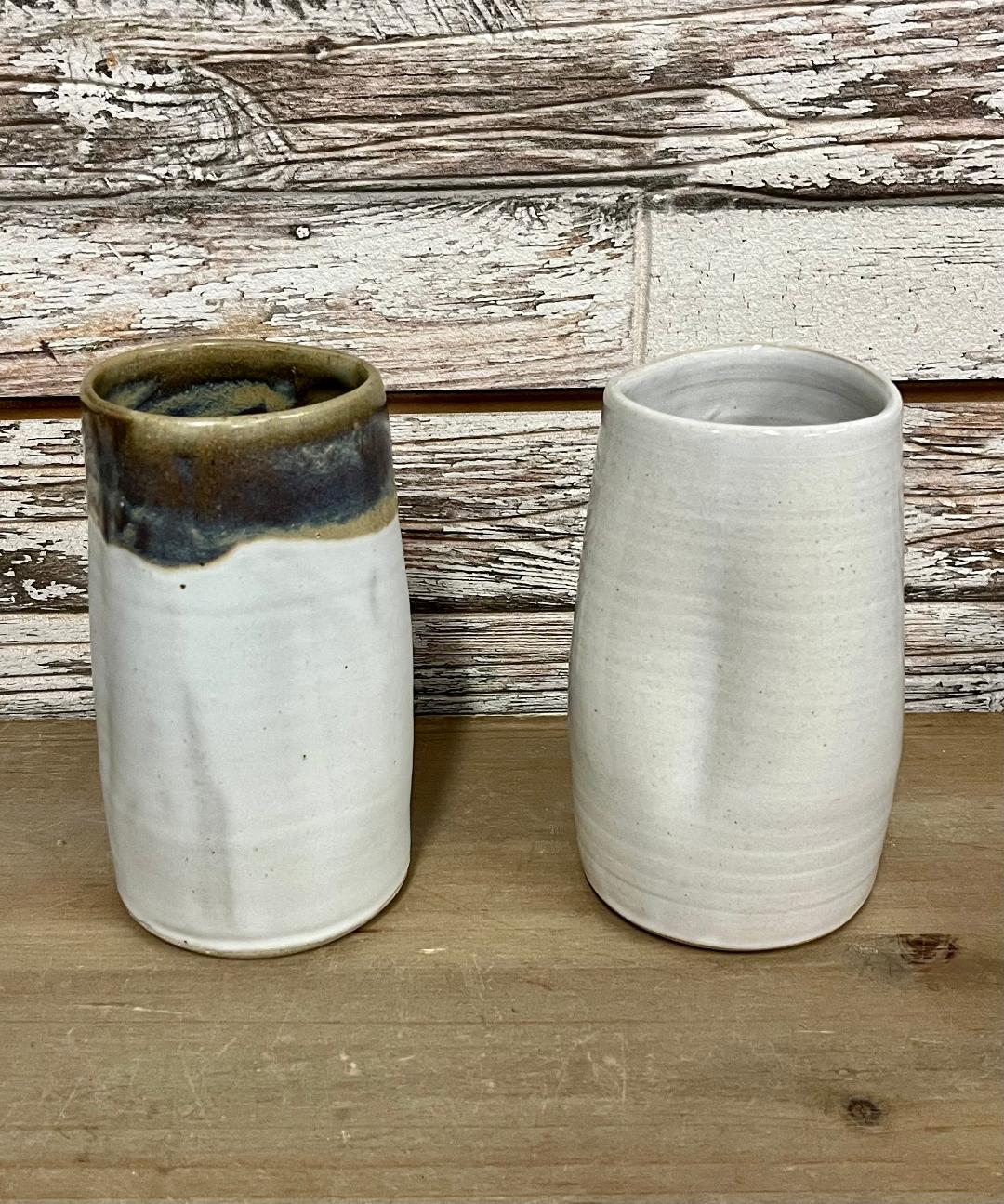 Fingerprint Round Vase - Medium Fingerprint Pottery