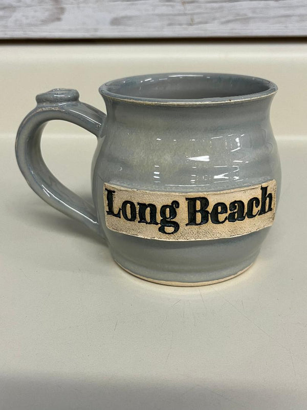 Fingerprint Mug City Name - Long Beach Fingerprint Pottery