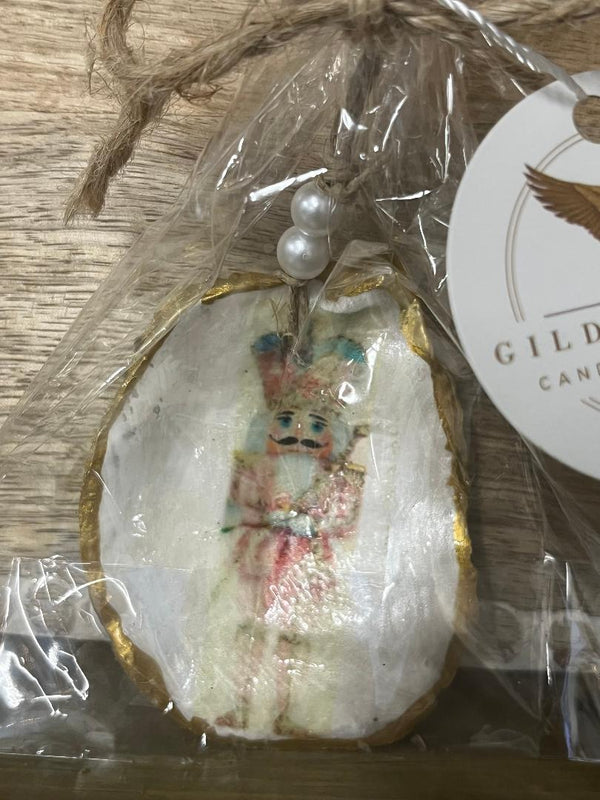 Oyster Ornaments Gilded Goose