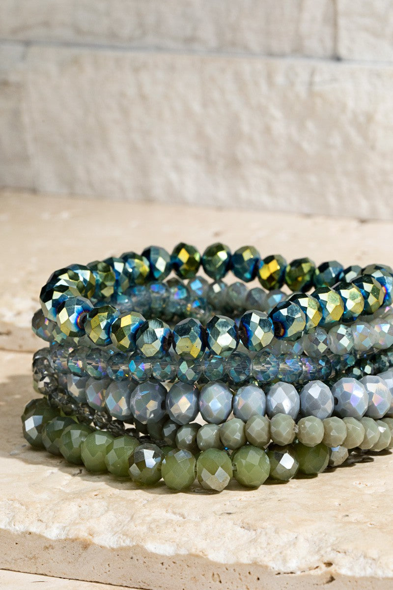 Urbanista Glass Bead 9 Set Bracelet in various colors Urbanista