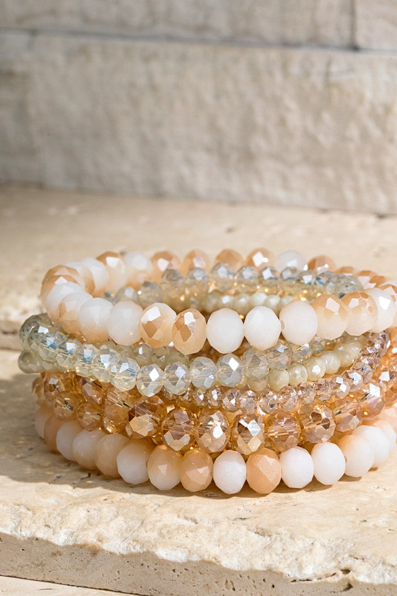 Urbanista Glass Bead 9 Set Bracelet in various colors Urbanista