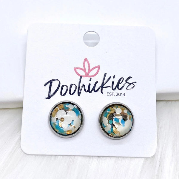 Confetti 12mm Drop Earrings Doohickies