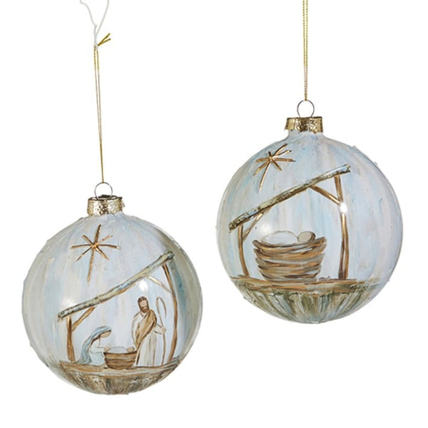 Holy Night Ball Ornament Raz Imports