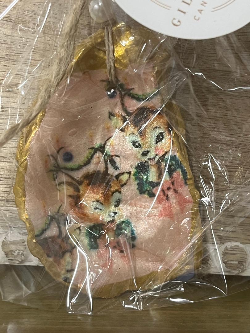 Oyster Ornaments Gilded Goose