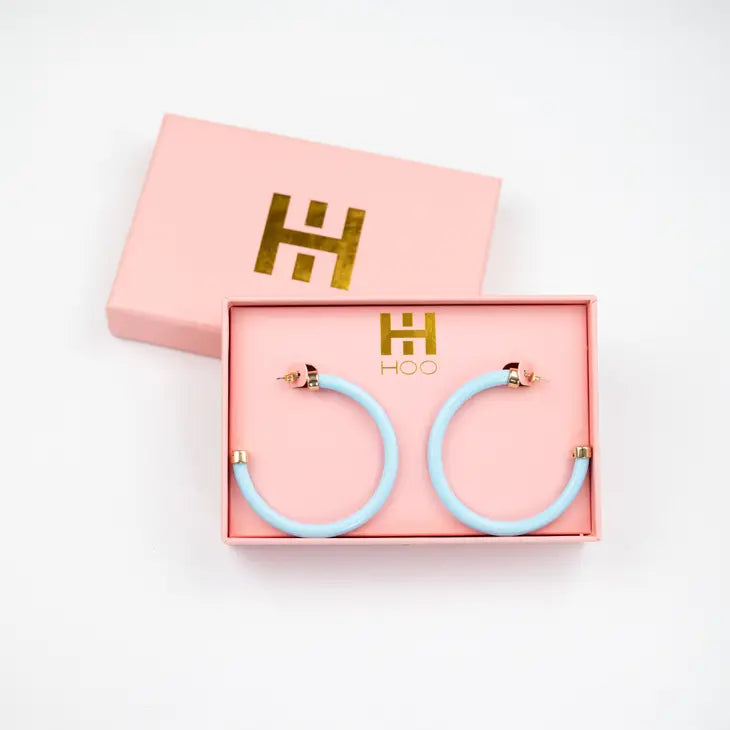 Large Hoop Earrings in Various Color Hoo Hoops