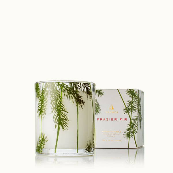 Thymes Frasier Fir Votive Candle, Pine Needle Design Thymes