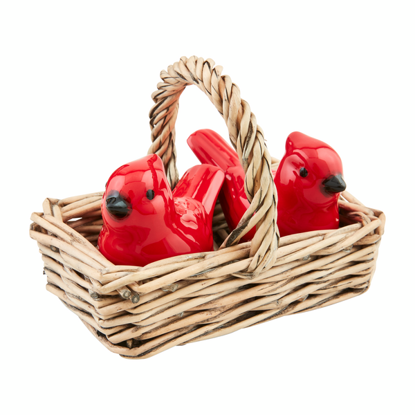 Cardinal Salt & Pepper Set Mudpie