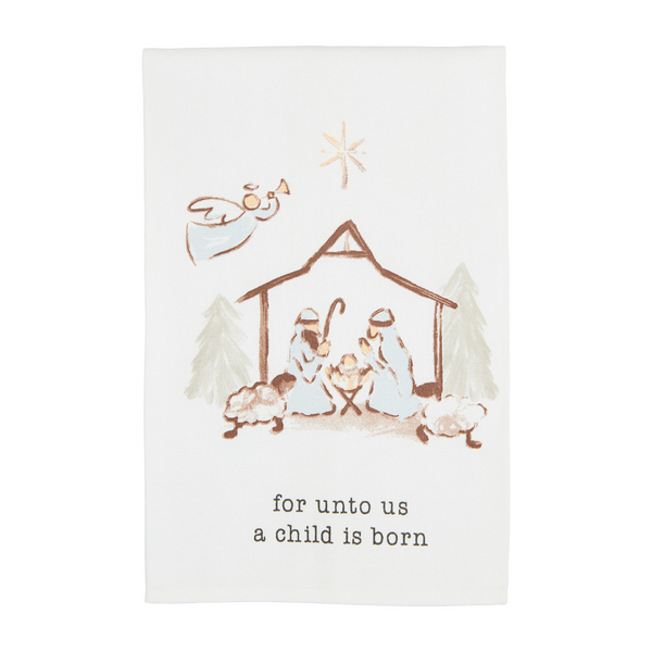 Nativity Cotton Towels Mudpie