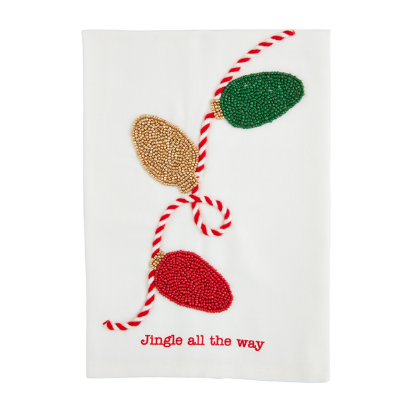 Christmas Bead Towels Mudpie