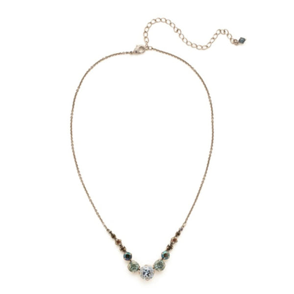 Sorrelli Blue Brocade Crystal Necklace Sorrelli